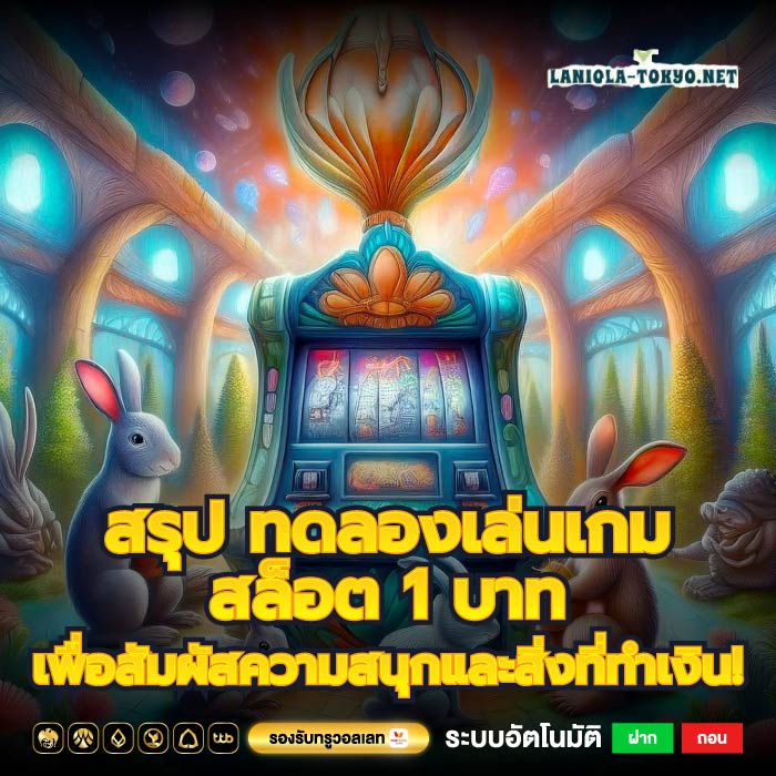 สรุป ทดลองเล่นเกม สล็อต 1 บาท เพื่อสัมผัสความสนุกและสิ่งที่ทำเงิน!